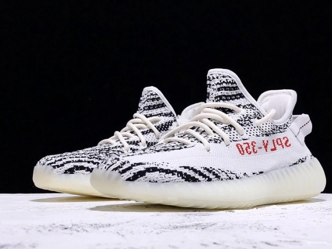 Yeezy CP9654 Black V2 White Boost Adidas 350 Zebra 0710